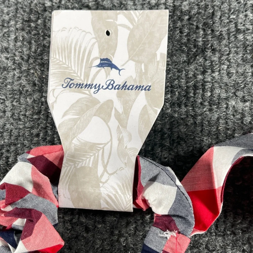 Tommy Bahama Kids Buffalo Plaid Hair Tie Bow Scarf